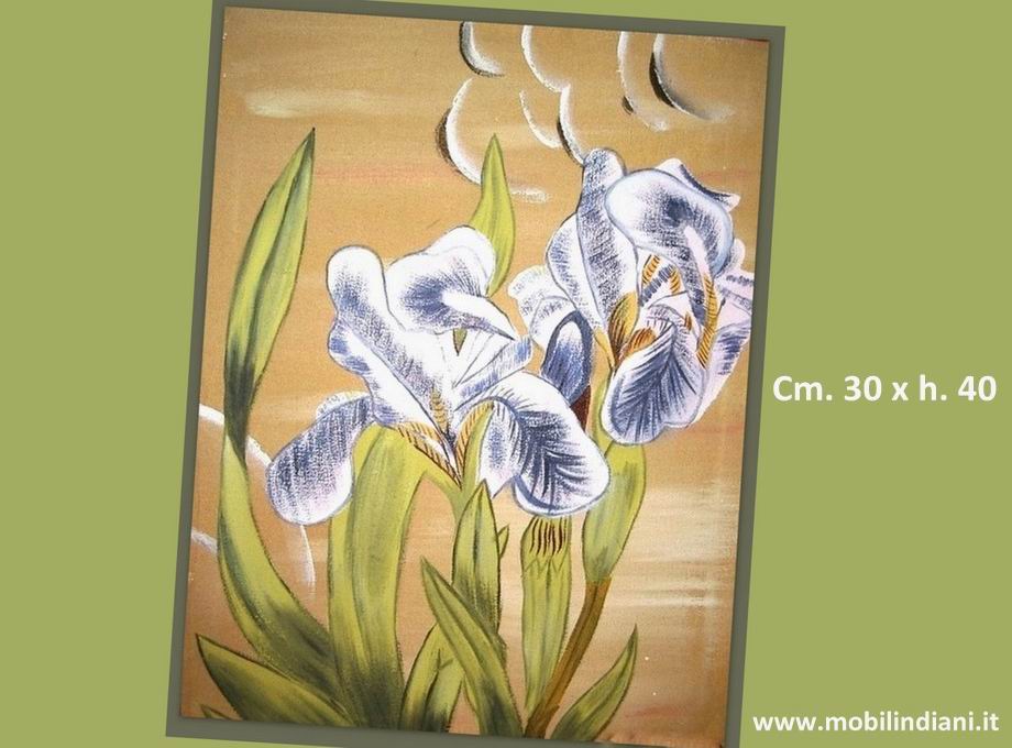 quadro-floreale-iris-screziato