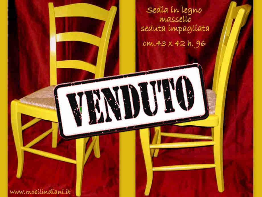sedia-legno-gialla